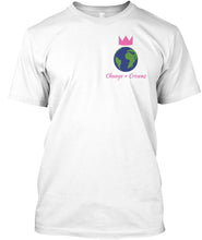 Load image into Gallery viewer, Change + Crowns White Tribe T- Shirt